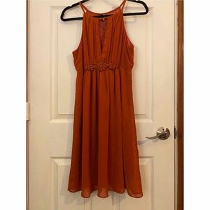 Burnt Orange Dress